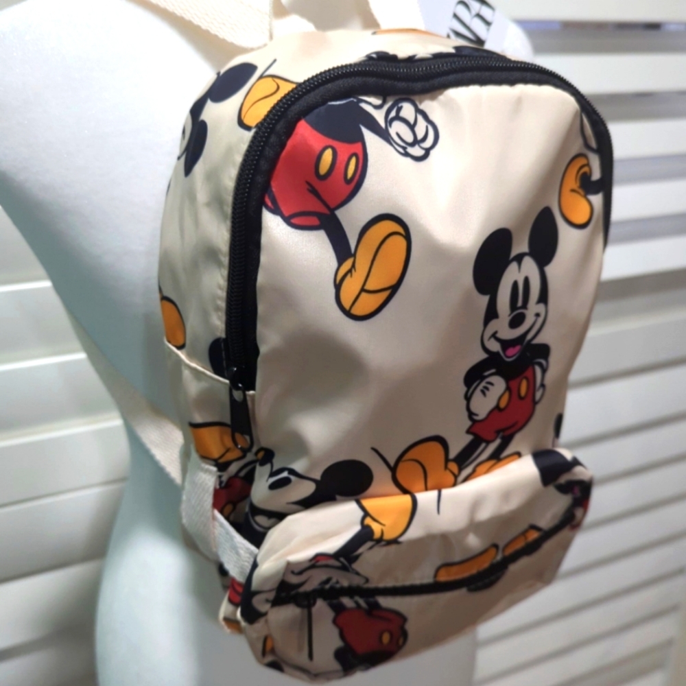 NWT Zara Kid Mickey Mouse 2 in 1 backpack waist bag